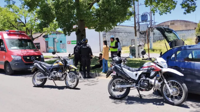 Foto sobre Dos siniestros de tránsito en Paysandú dejan varios motociclistas con lesiones